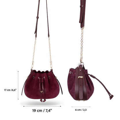 Valentina Suede Leather Women's Bag