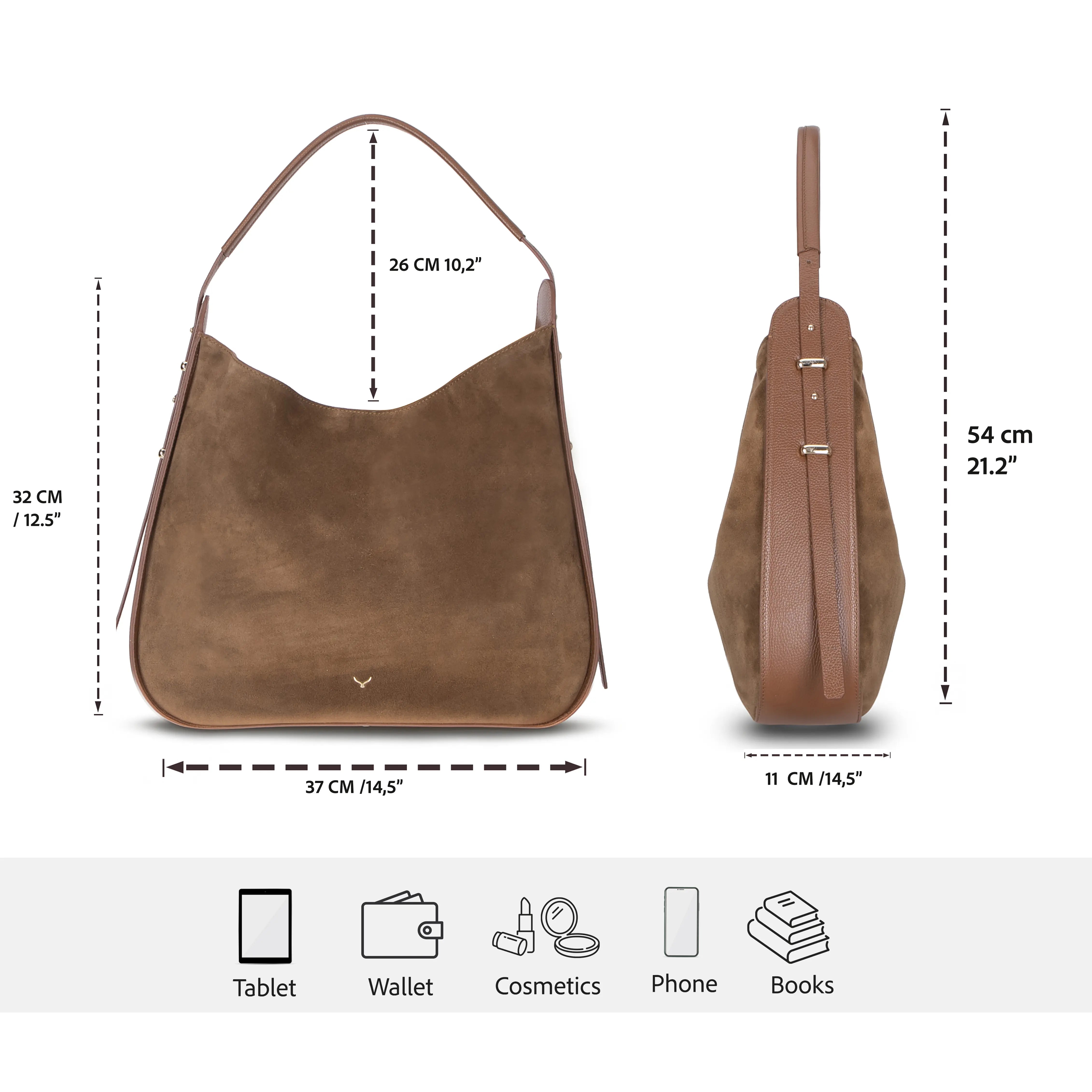 Carina Women's Suede Leather Bag