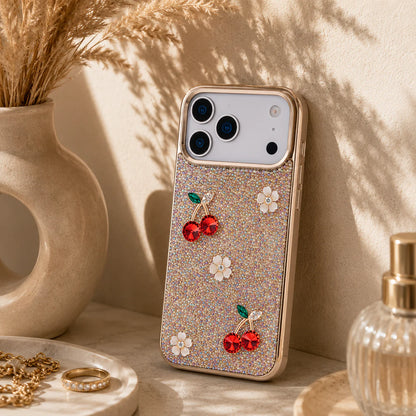 Freya Crystal Cherry Case for iPhone 17 Pro Max