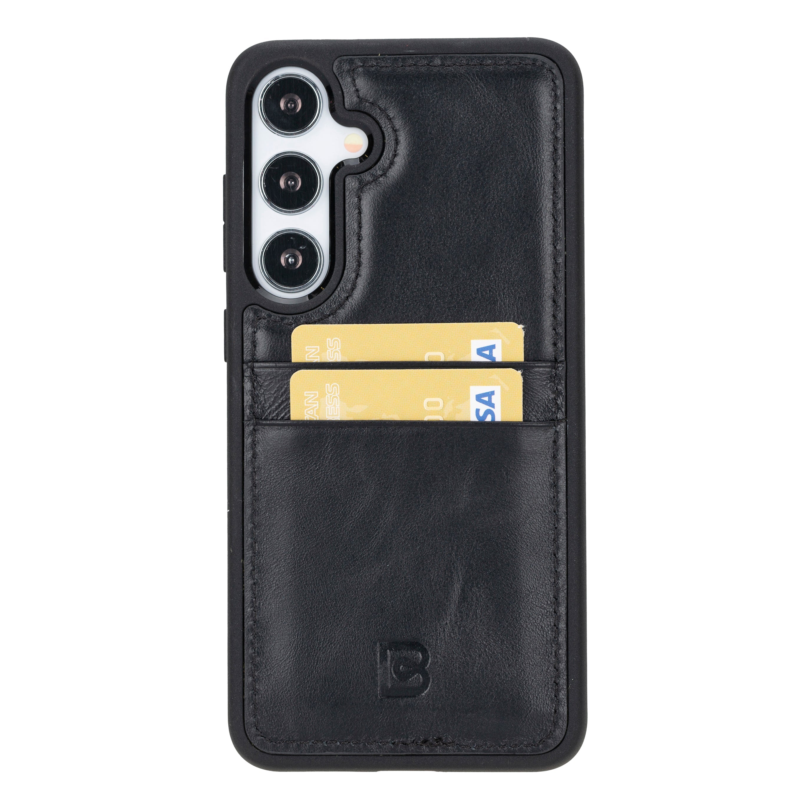 Flex Cover Leather Samsung Galaxy S25 Plus Case with Card Holder