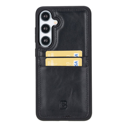 Flex Cover Leather Samsung Galaxy S25 Case with Card Holder