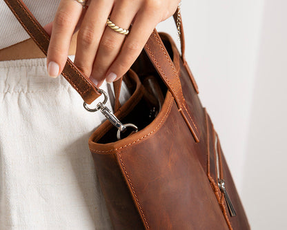 Valetto Leather Tote Bag