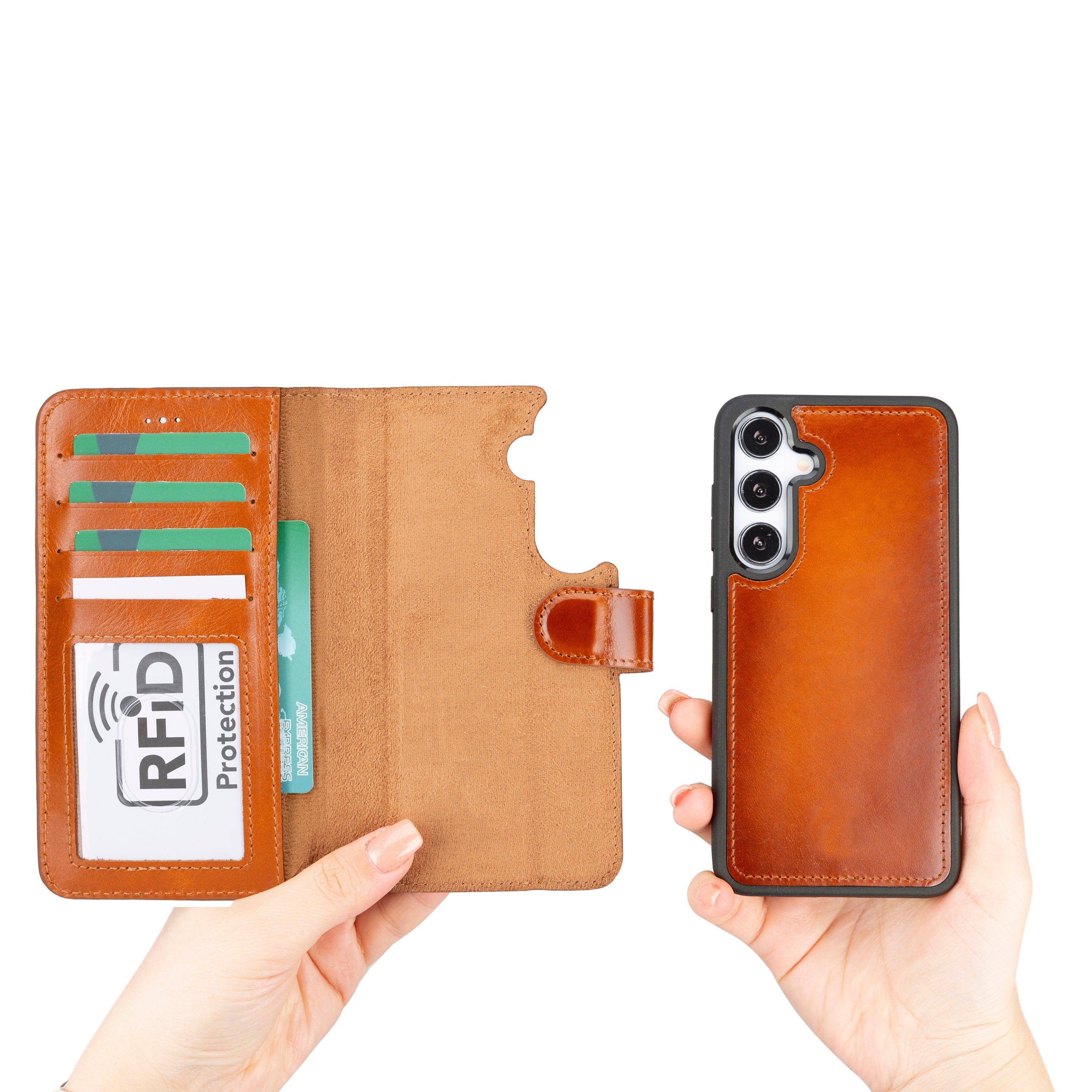 Samsung Galaxy S24 Series Leather Wallet Case