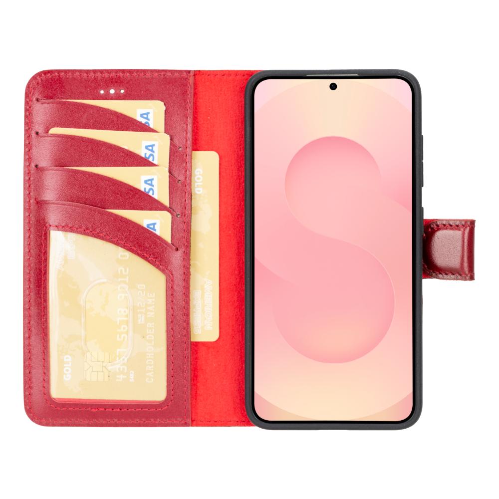 Magic Samsung Galaxy S25 Leather Detachable Wallet Case