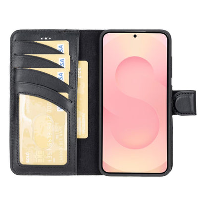 Magic Samsung Galaxy S25 Leather Detachable Wallet Case