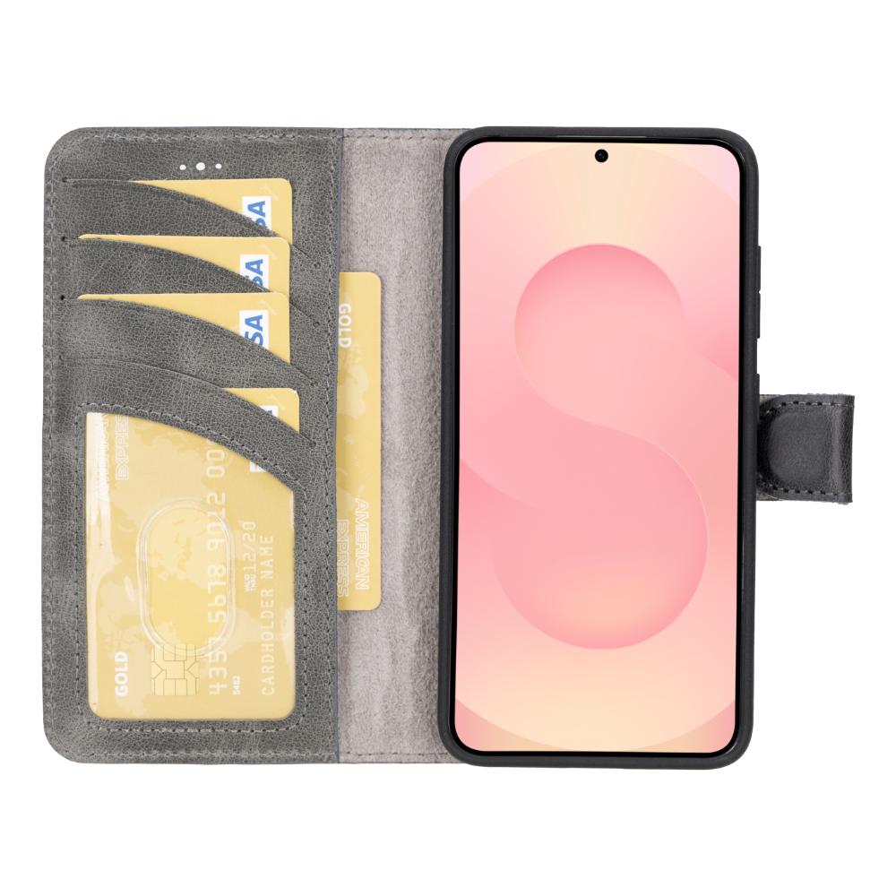 Magic Samsung Galaxy S25 Leather Detachable Wallet Case