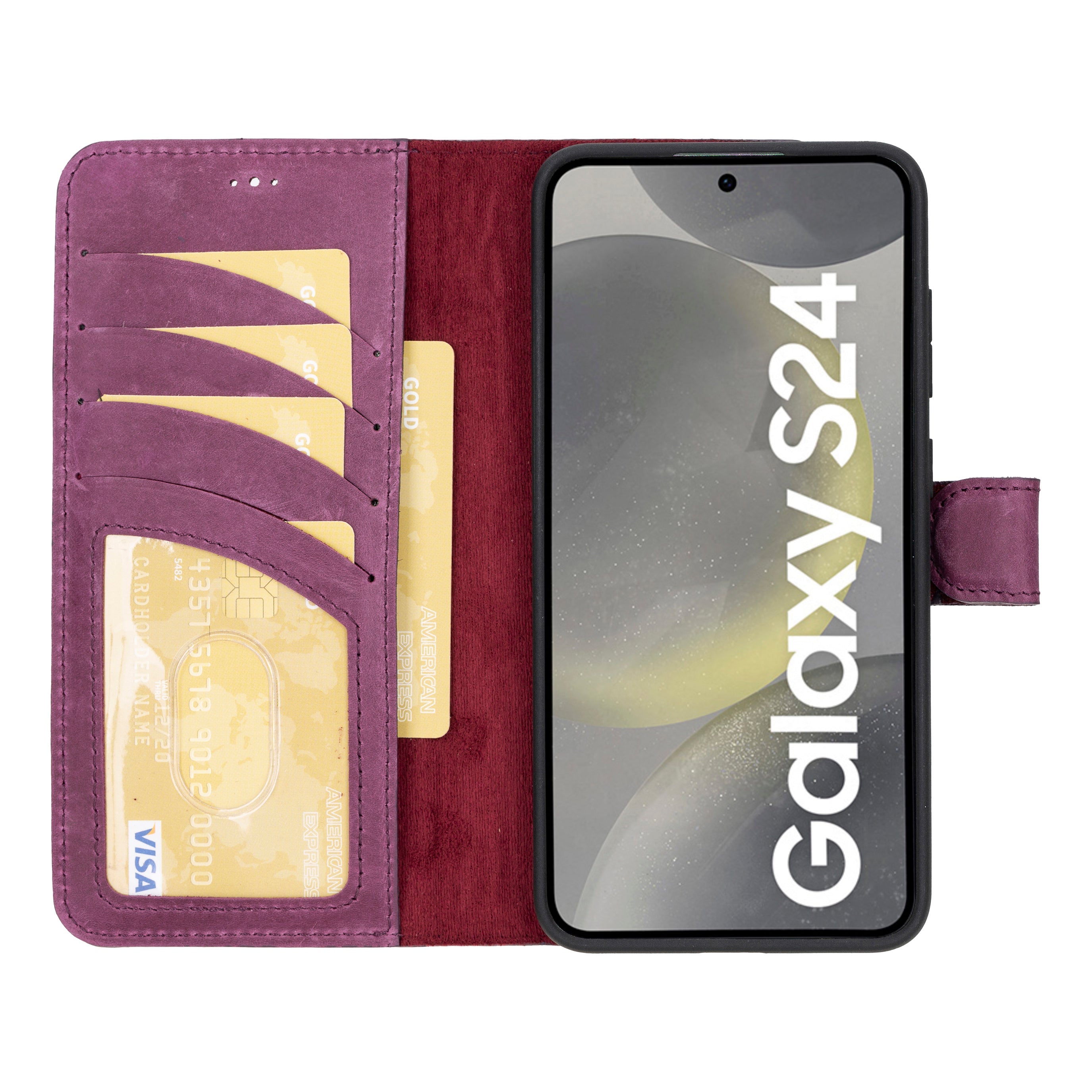 Samsung Galaxy S24 Series Leather Wallet Cases RFID - MW