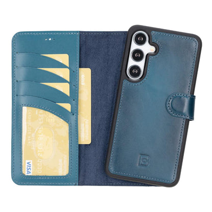 Magic Samsung Galaxy S25 Leather Detachable Wallet Case