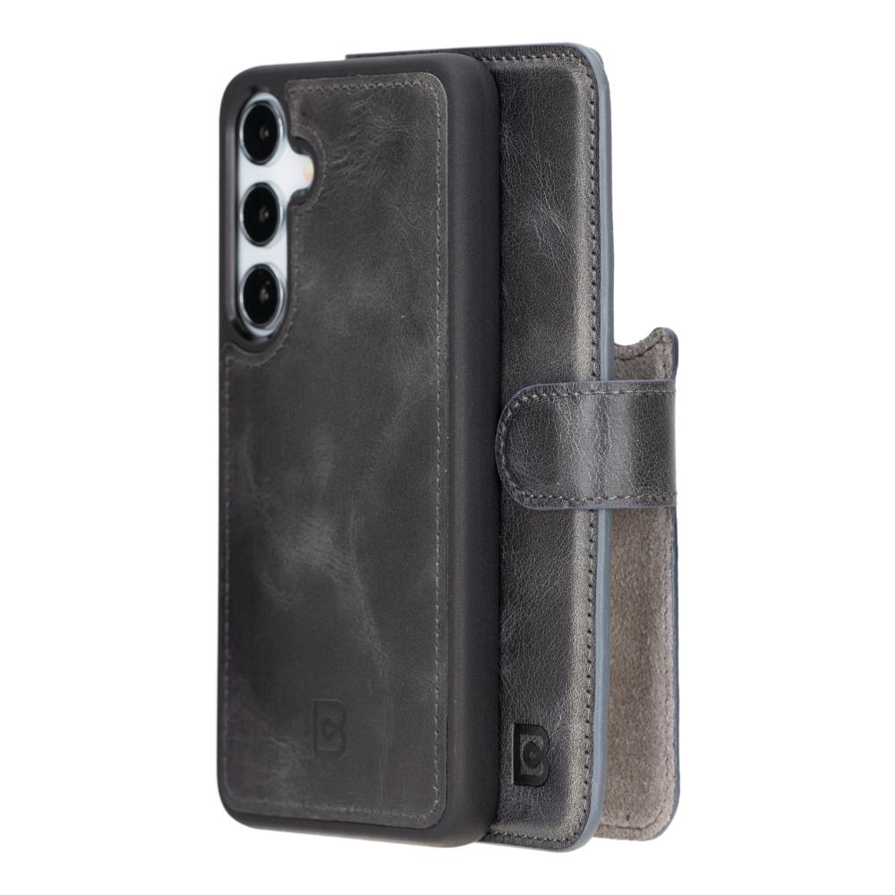 Magic Samsung Galaxy S25 Leather Detachable Wallet Case