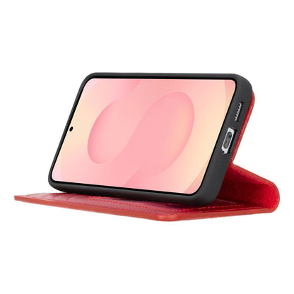 Magic Samsung Galaxy S25 Plus Leather Detachable Wallet Case