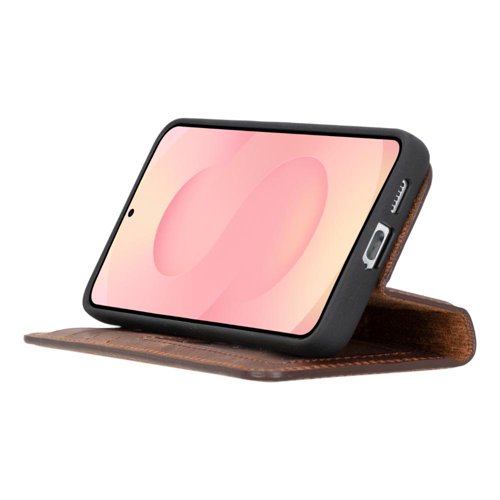 Magic Samsung Galaxy S25 Leather Detachable Wallet Case