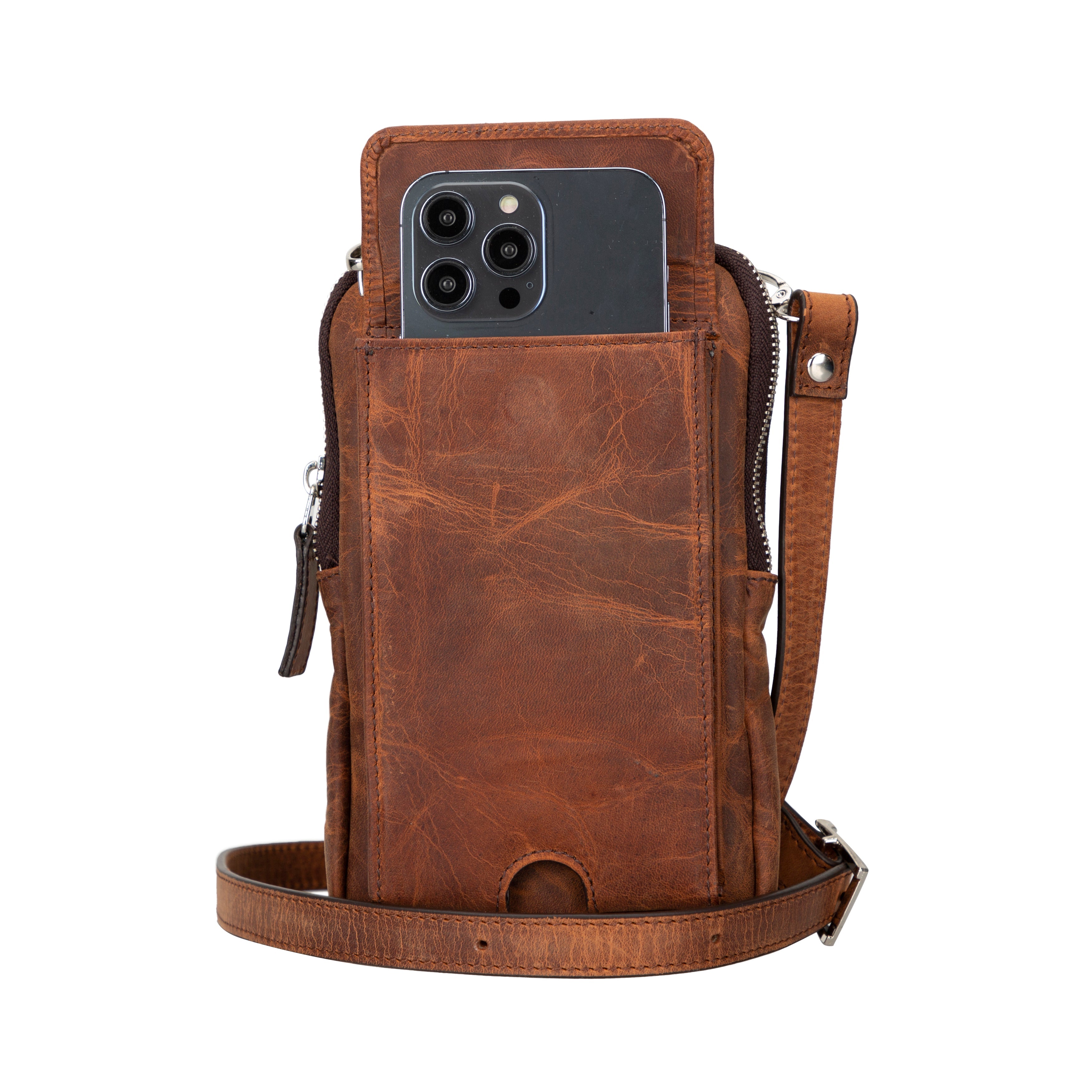Nile Genuine Leather Crossbody Bag