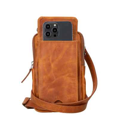Nile Genuine Leather Crossbody Bag