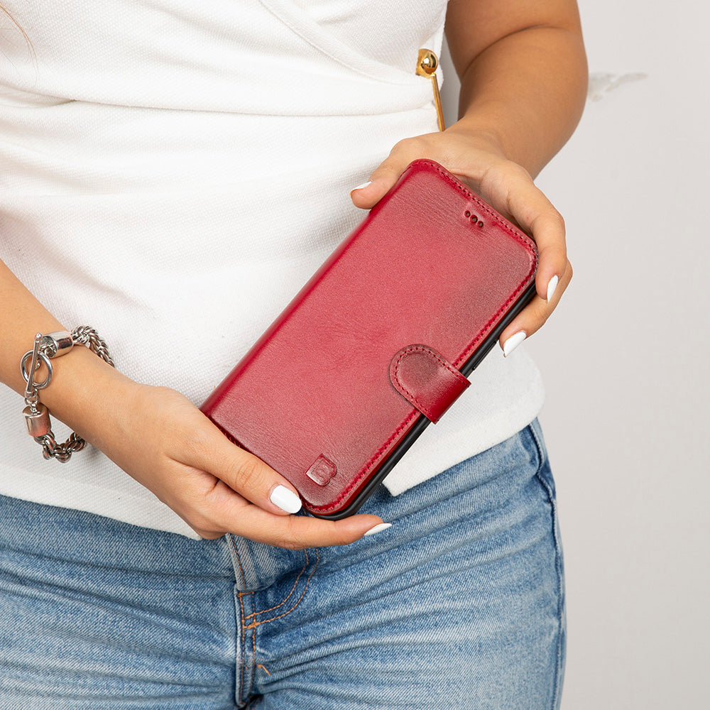 Magic iPhone 17 Detachable Leather Wallet Case