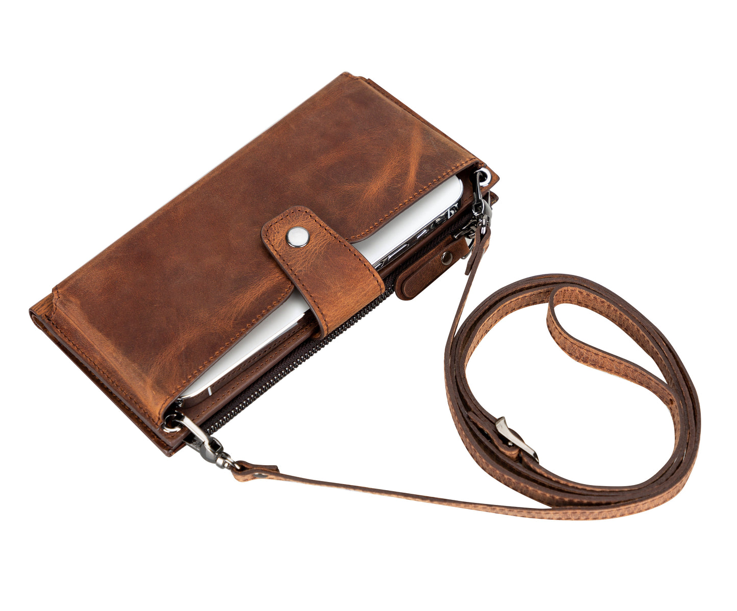 Lozan Genuine Leather Strap Wallet