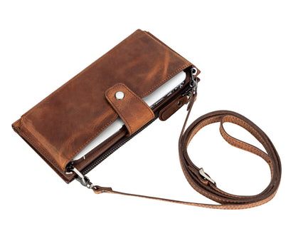 Lozan Genuine Leather Strap Wallet