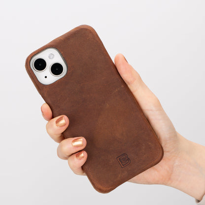 F360 iPhone 16 Series Full Genuine Leather Back Cover