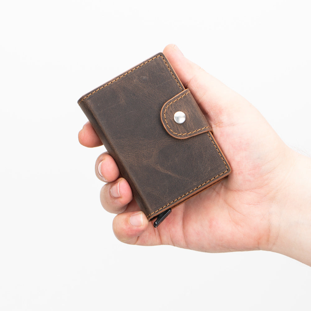 Mondello Leather Detachable Card Holder