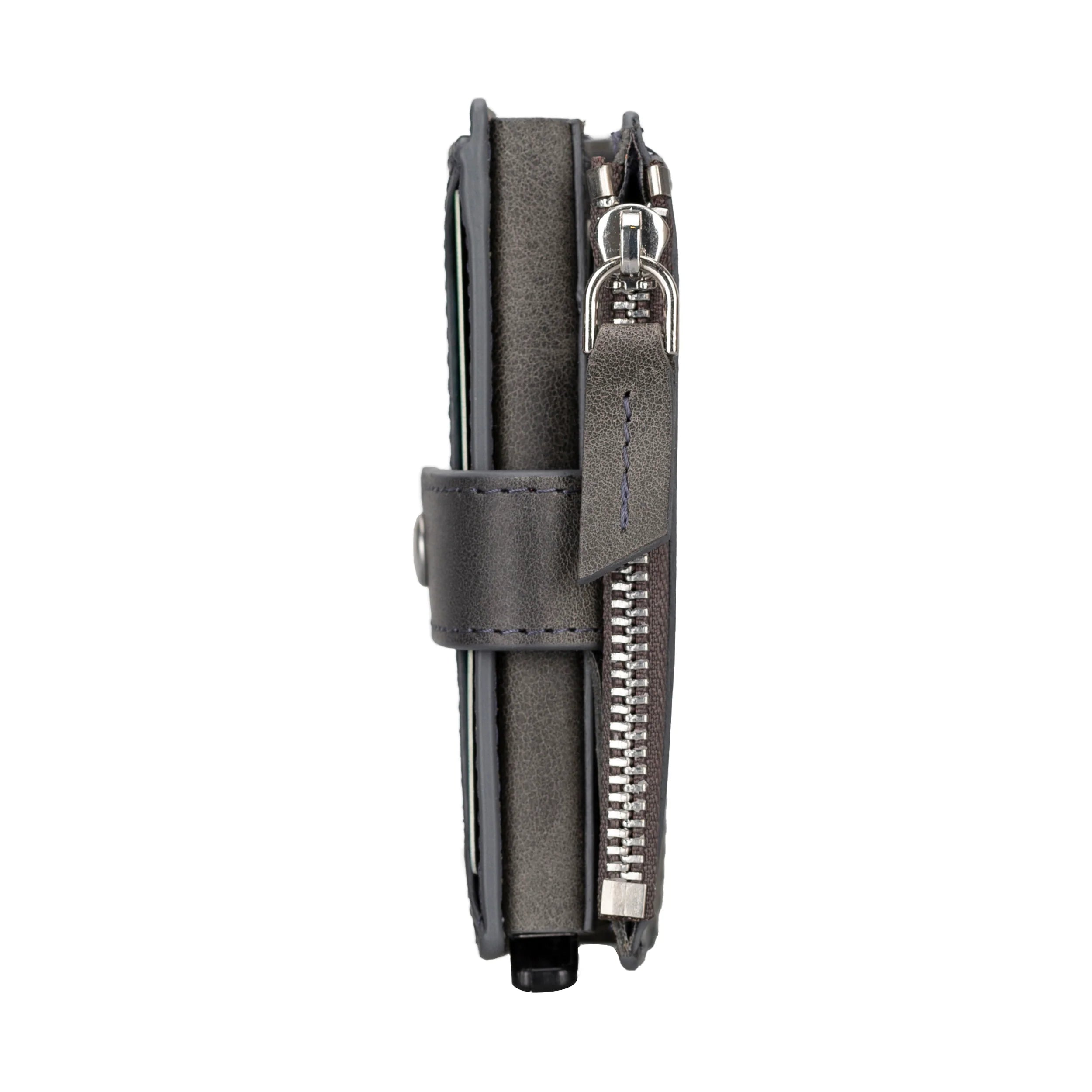 Leather Zip Mechanical Card Holder
