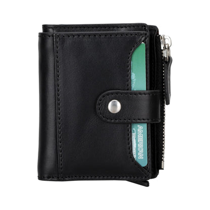 Leather Zip Mechanical Card Holder