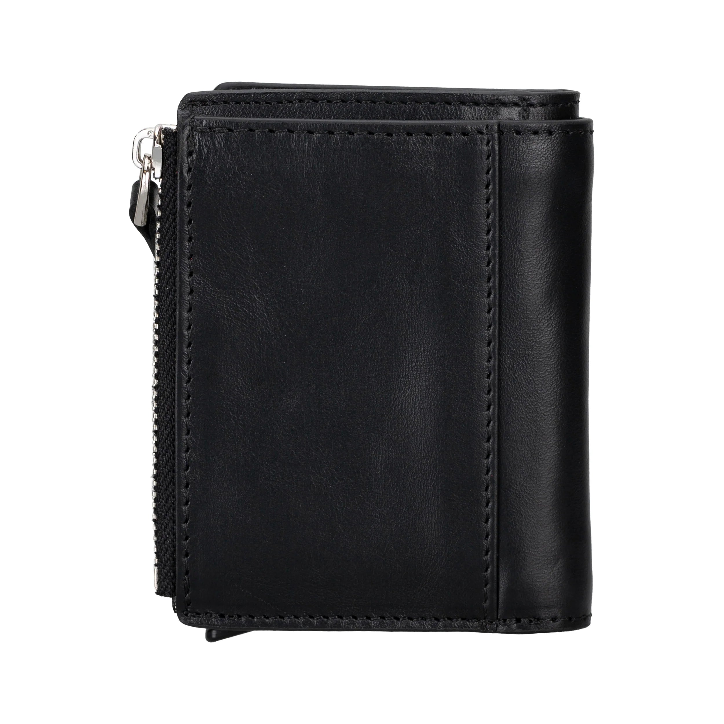 Leather Zip Mechanical Card Holder
