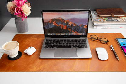Tavolo Single Layer Leather Desk Mat - Large