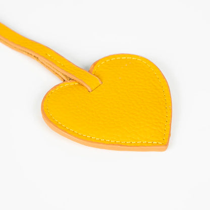 Heart Leather Bag Charm