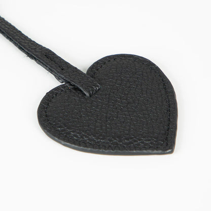 Heart Leather Bag Charm