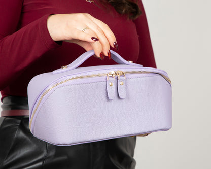 Elena Leather Make-Up Bag