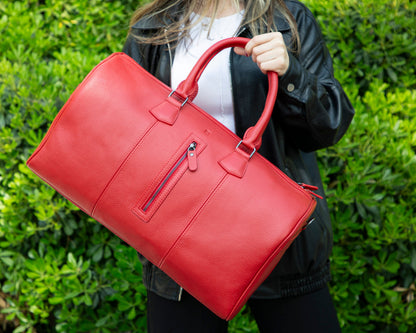 Leather Travel & Sport Duffel Bag