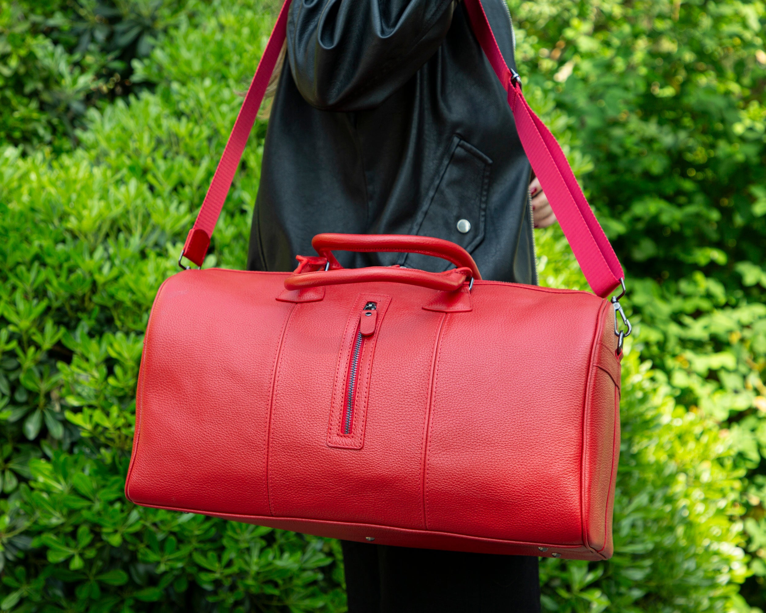 Dolly Leather Weekend Duffle Bag