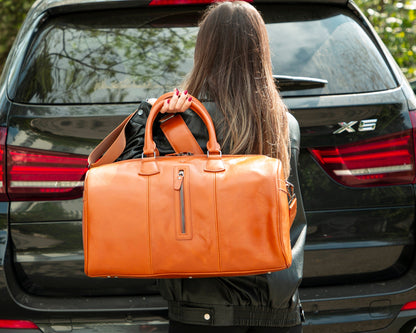 Leather Travel & Sport Duffel Bag