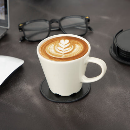 Divine Leather Cup Coaster Set