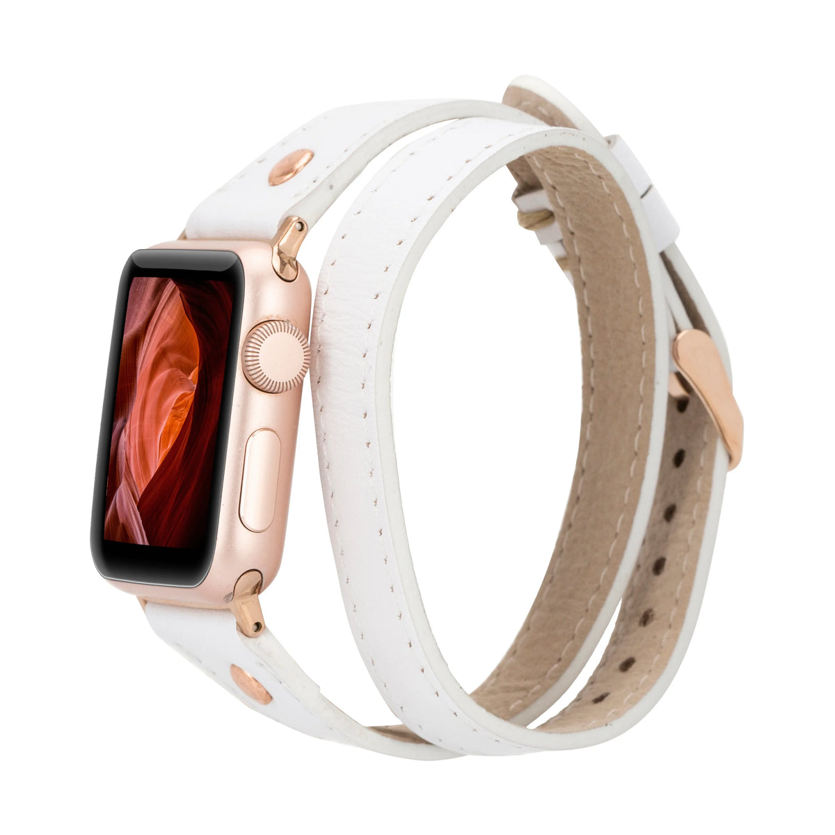 Hector Double Tour Leather Apple Watch Band