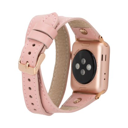 Hector Double Tour Leather Apple Watch Band