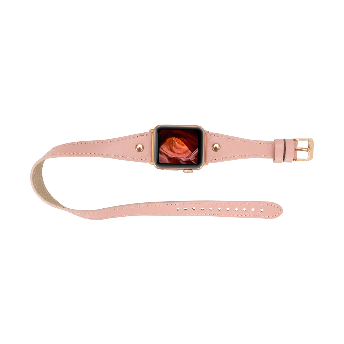 Hector Double Tour Leather Apple Watch Band
