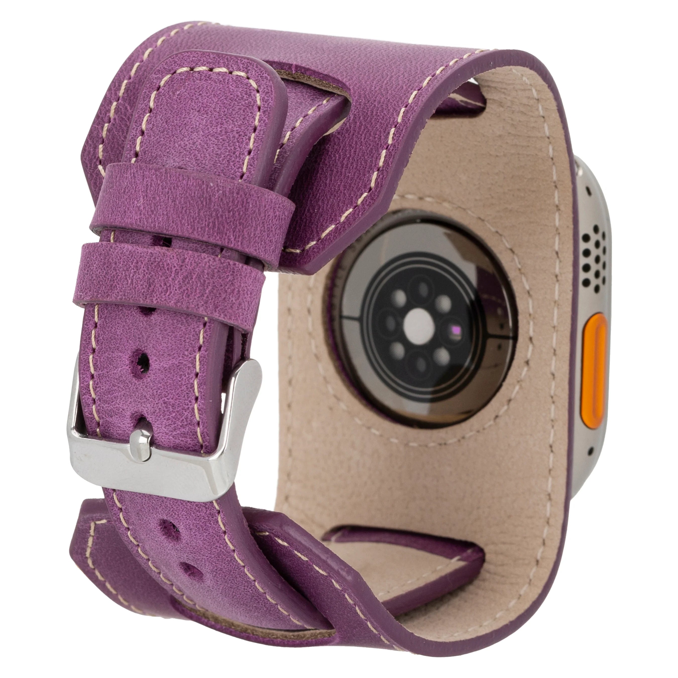 Cuff Style Genuine Leather Apple Watch Band