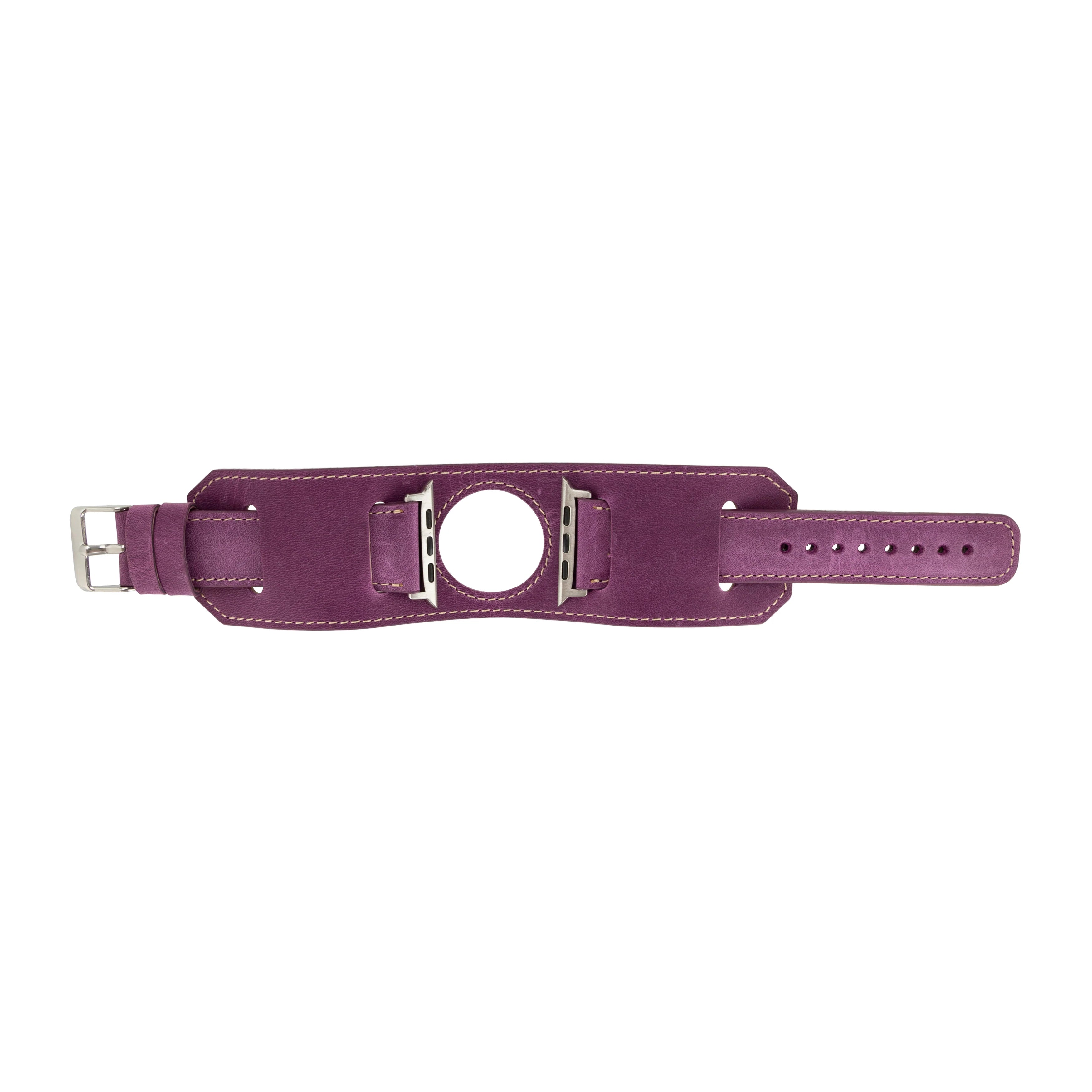 Cuff Style Genuine Leather Apple Watch Band