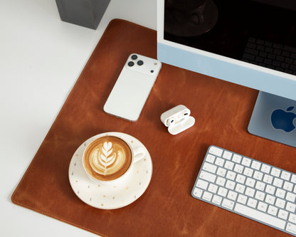 Tavolo Single Layer Leather Desk Mat - Large