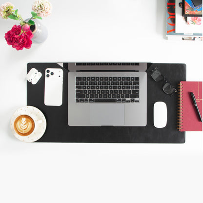 Tavolo Lined Leather Desk Mat - Small