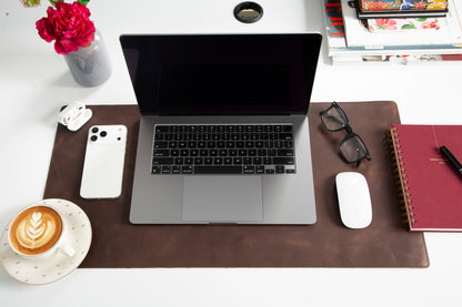 Tavolo Single Layer Leather Desk Mat - Small