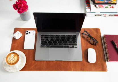 Tavolo Single Layer Leather Desk Mat - Small