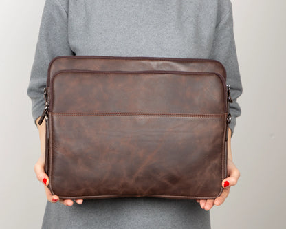 Protective Leather Laptop & Tablet Sleeve