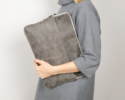 Protective Leather Laptop & Tablet Sleeve