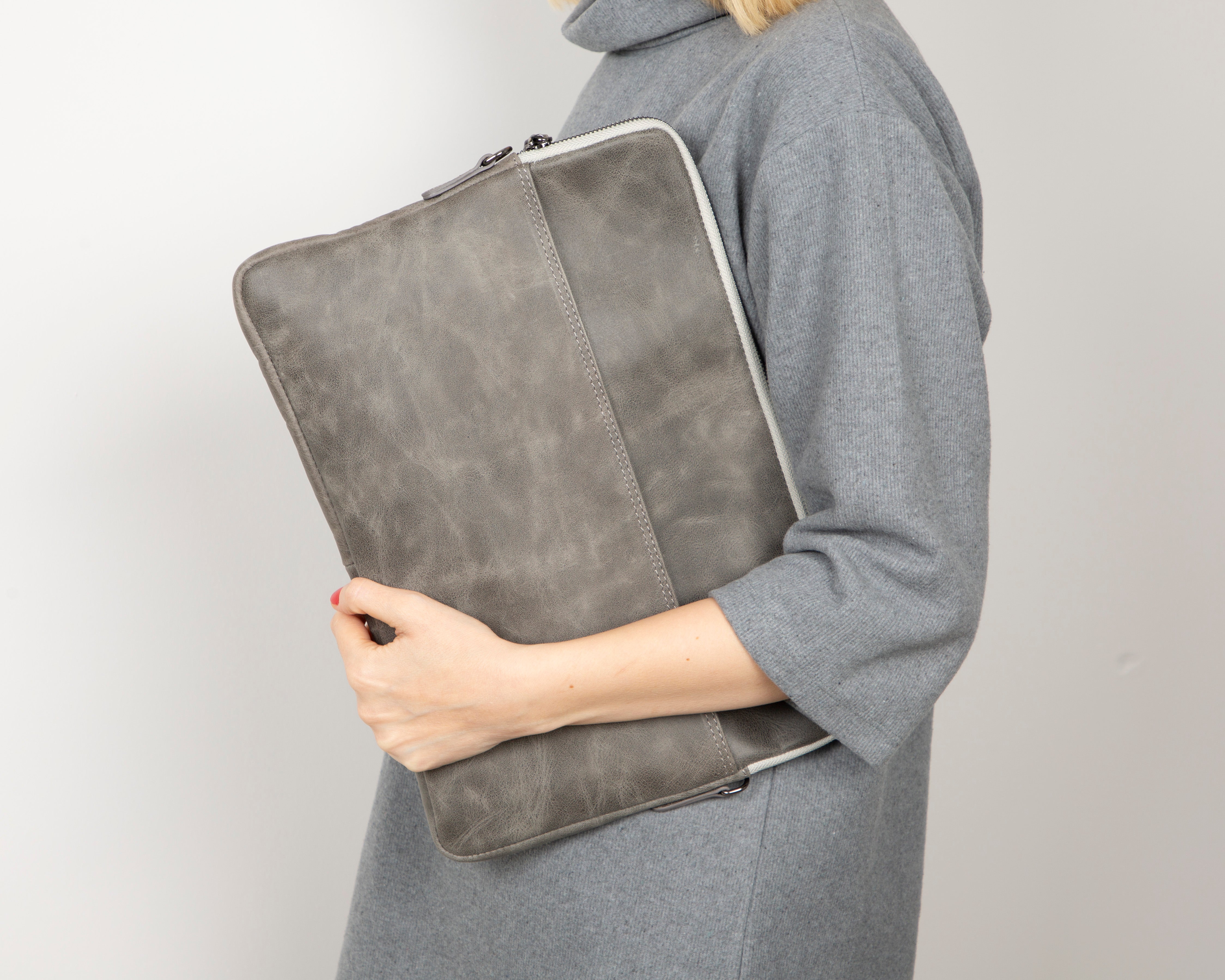 Protective Leather Laptop & Tablet Sleeve