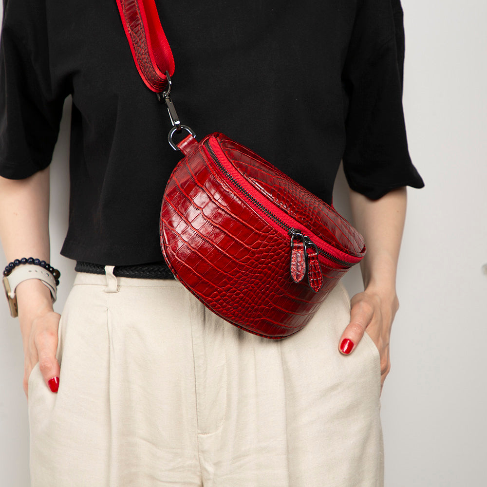 Allora Leather Crossbody Bag