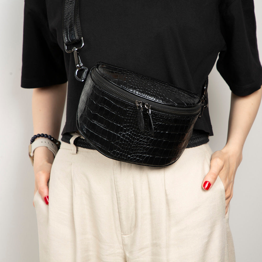 Allora Leather Crossbody Bag