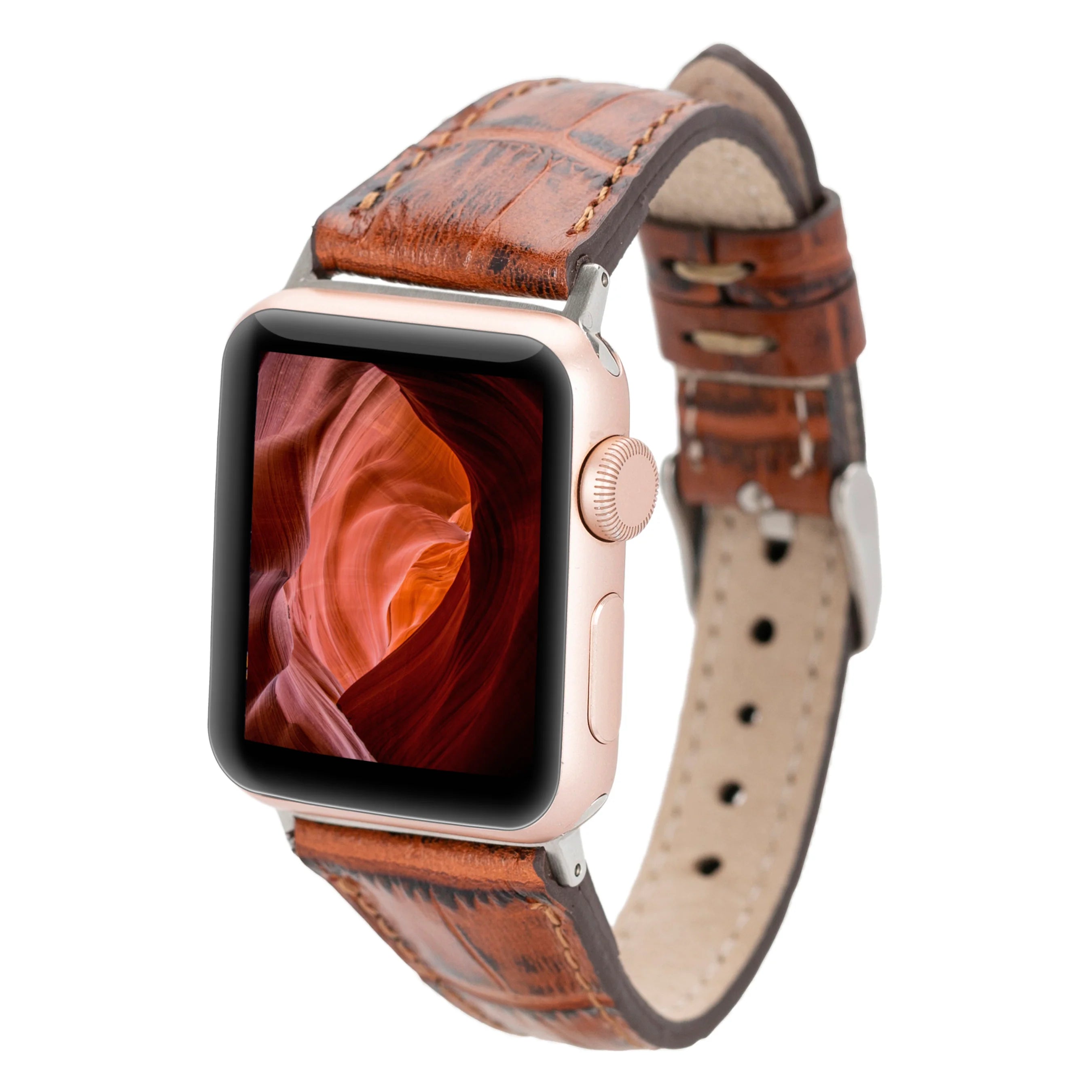 Classic Slim Style Genuine Leather Apple Watch Band