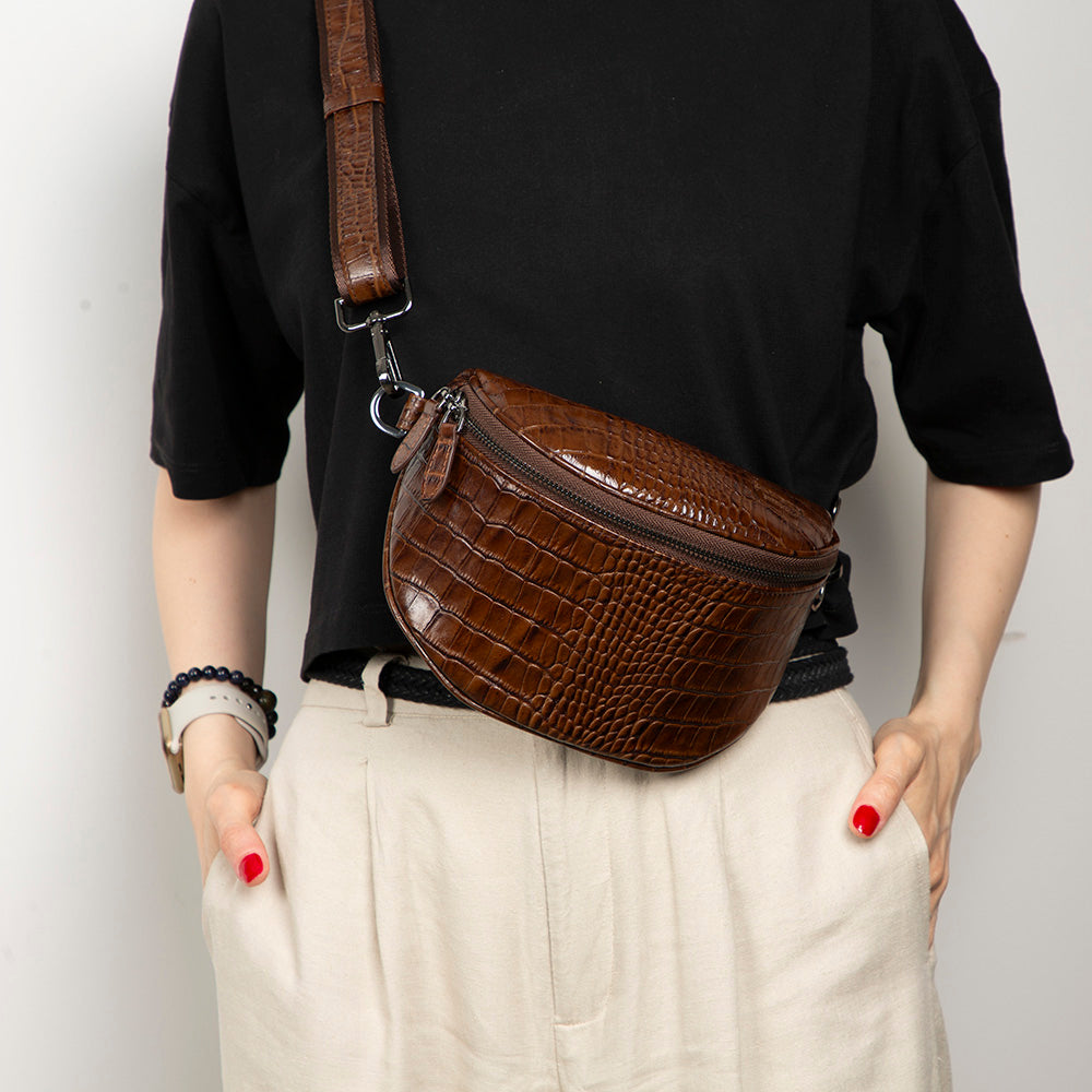 Allora Leather Crossbody Bag