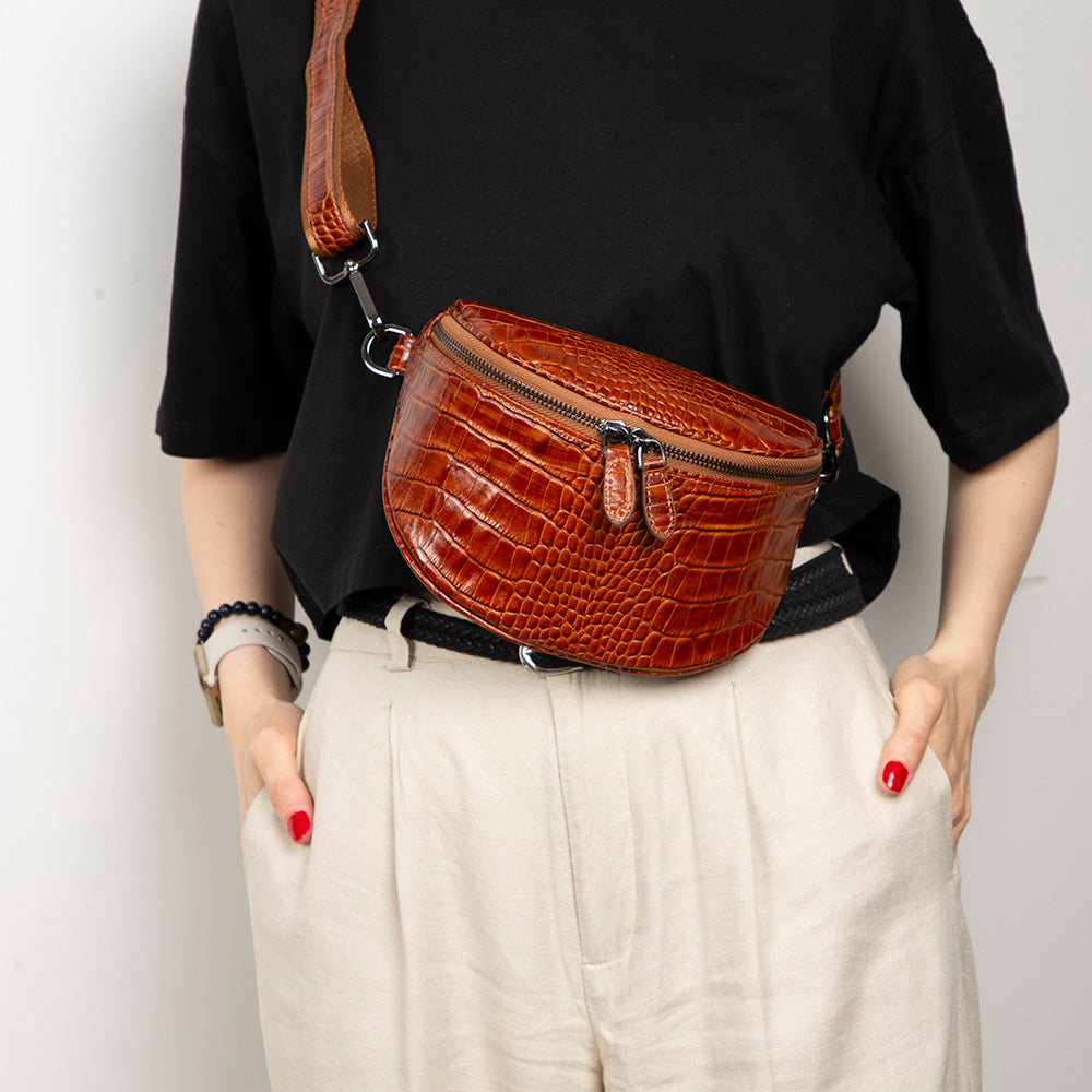 Allora Leather Crossbody Bag
